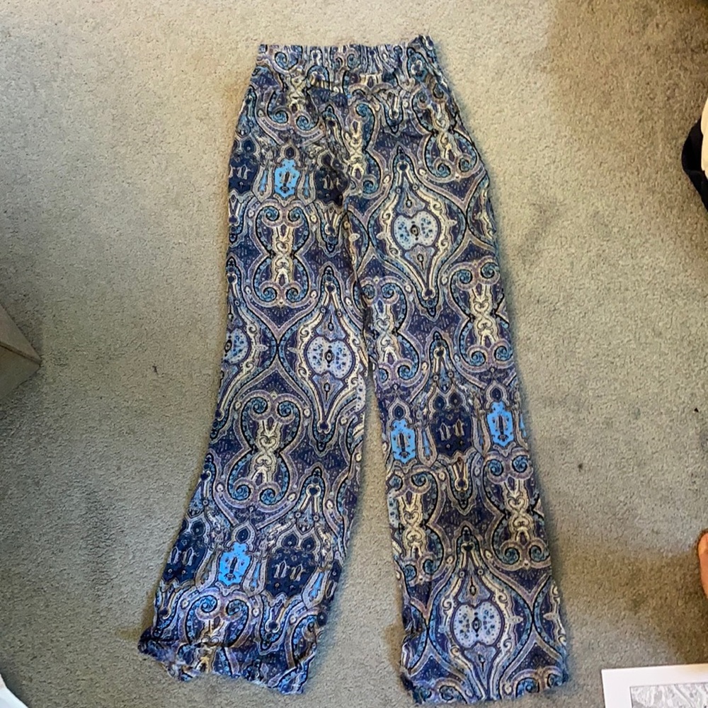 LF paisley printed flowy pants